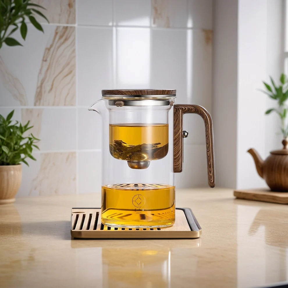 Glass Tea Pot Kettle Infuser