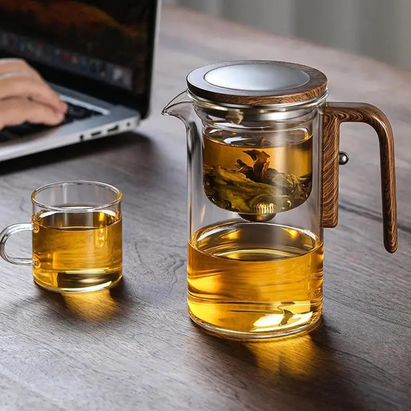 Glass Tea Pot Kettle Infuser
