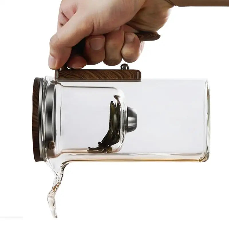 Glass Tea Pot Kettle Infuser